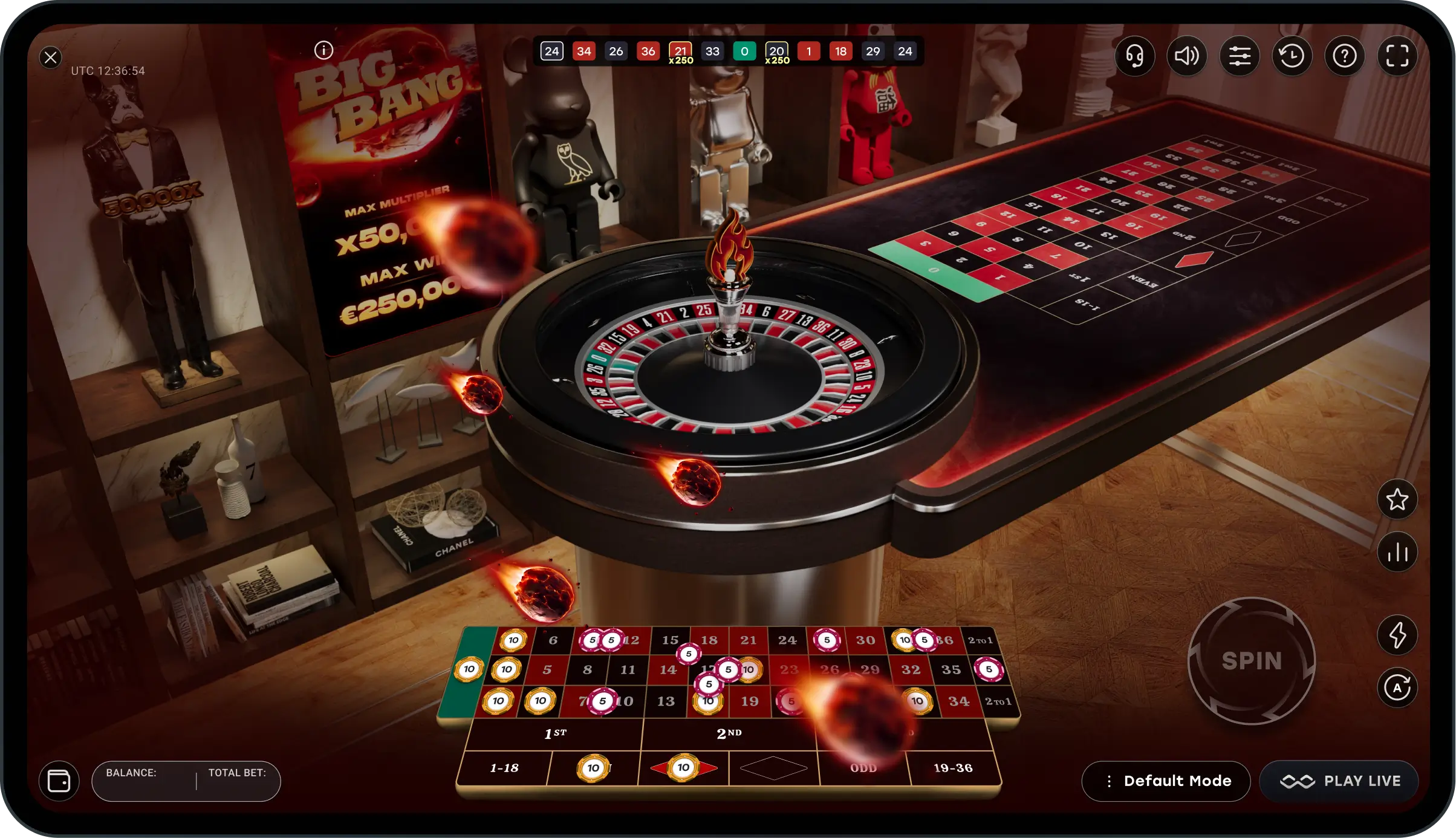 Big Bang Instant Roulette