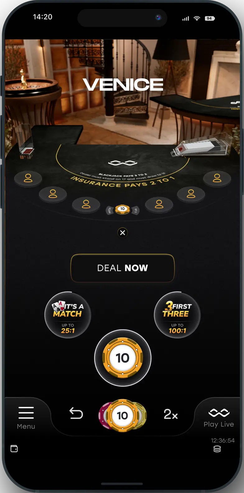 instant blackjack