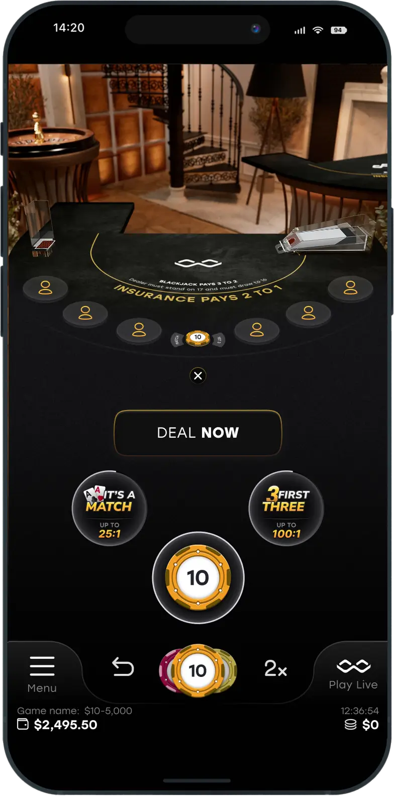 Instant Blackjack