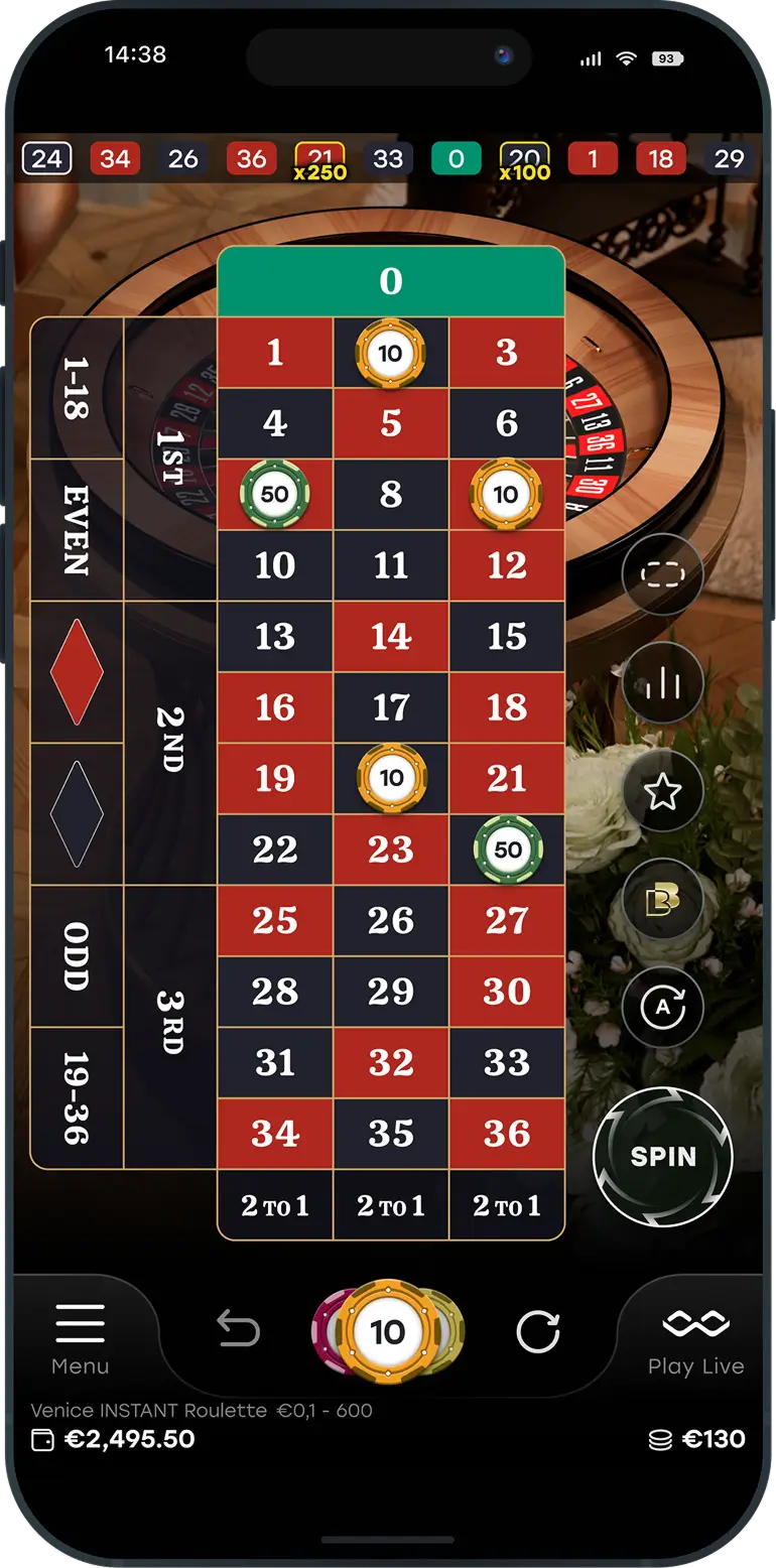 Venice Instant Roulette